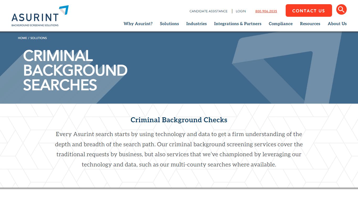 National Criminal Background Checks for Employers | Asurint